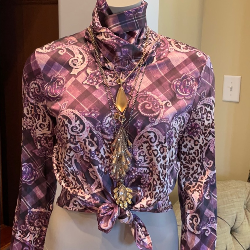 St. John silk blouse